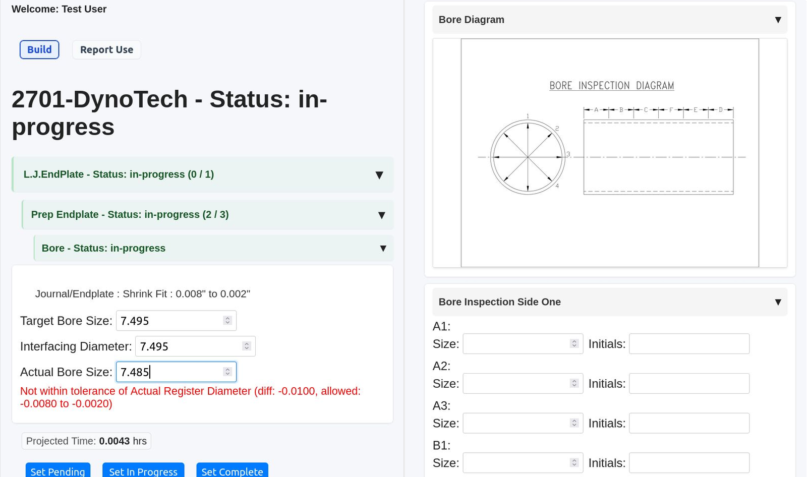 Quality-Control Form Fields